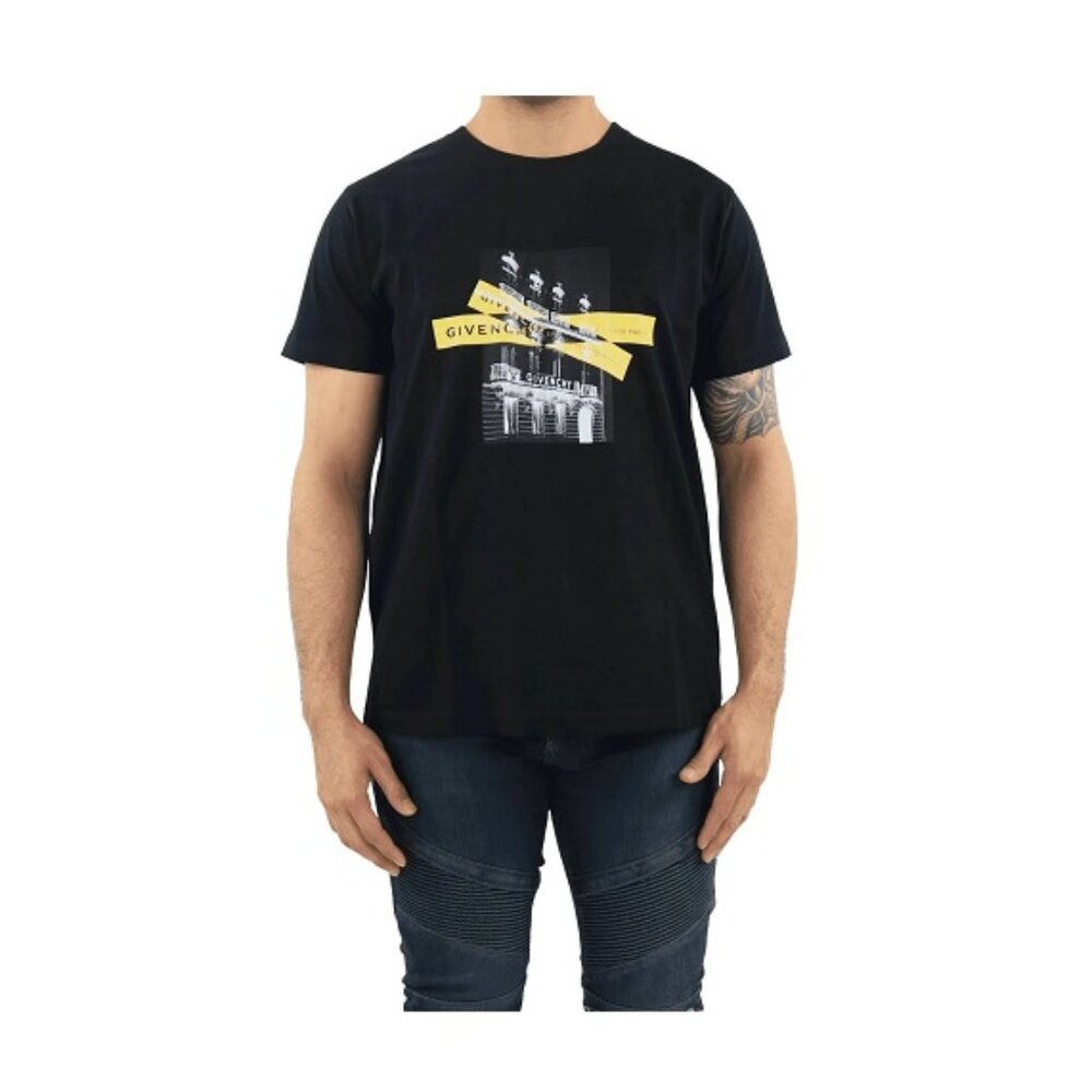 Givenchy Black House & Tapes T-shirt, Size XXL
